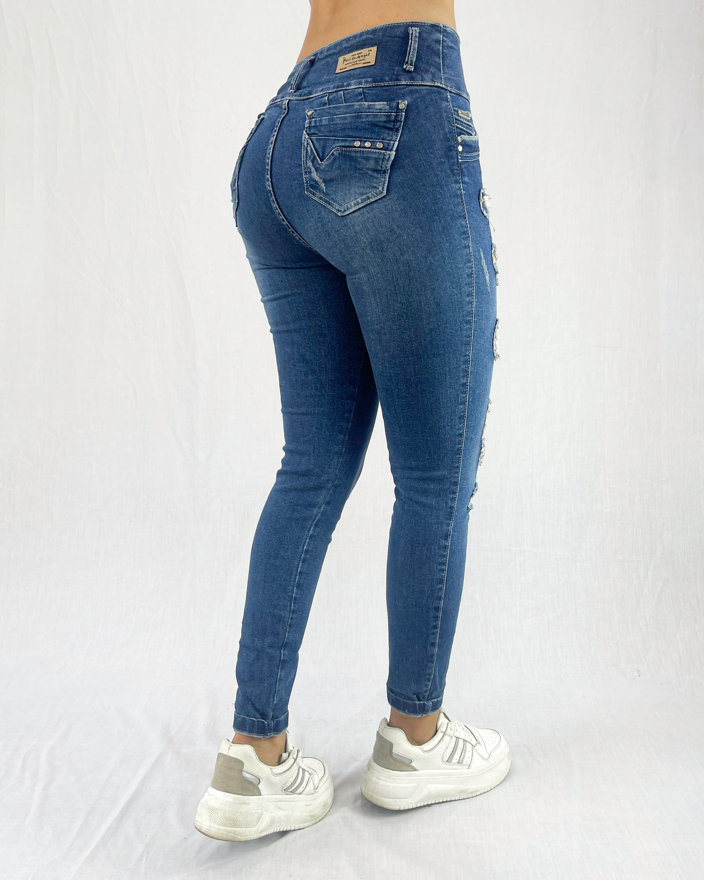 Jeans skinny Detalle perla 152390 Piel de Angel