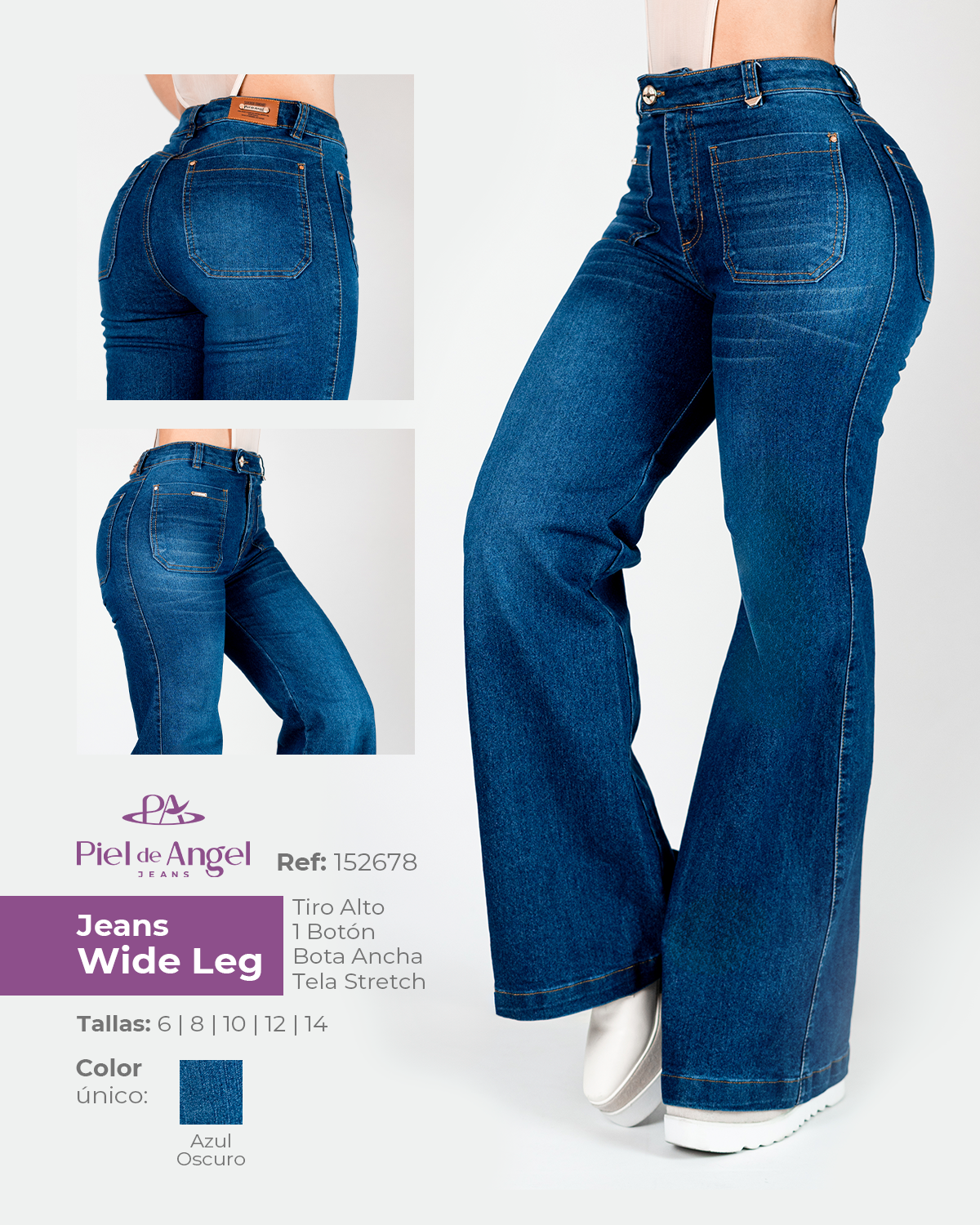 Jeans Wide Leg – Ref. 152678