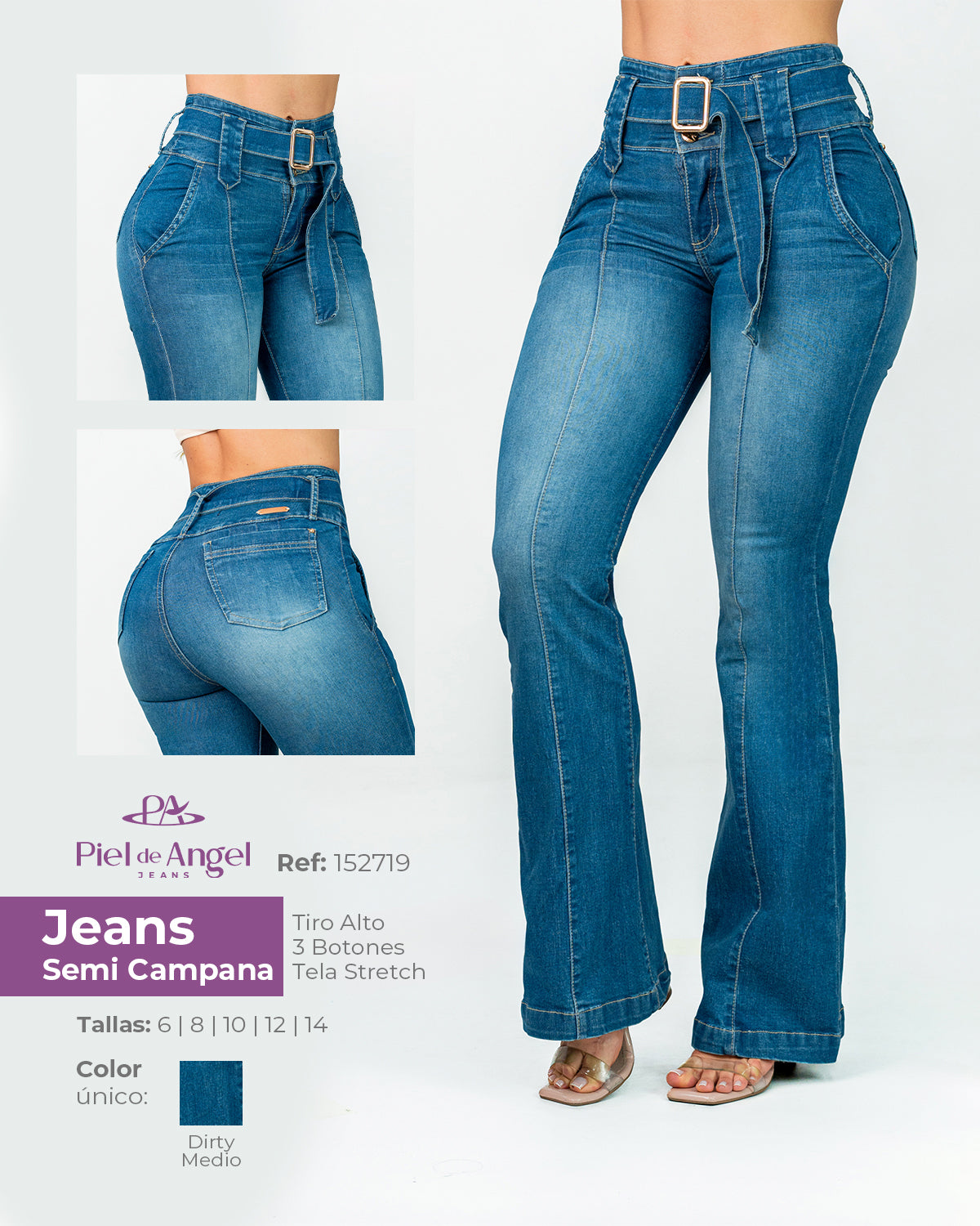 Jeans Semi Campana – Ref. 152719