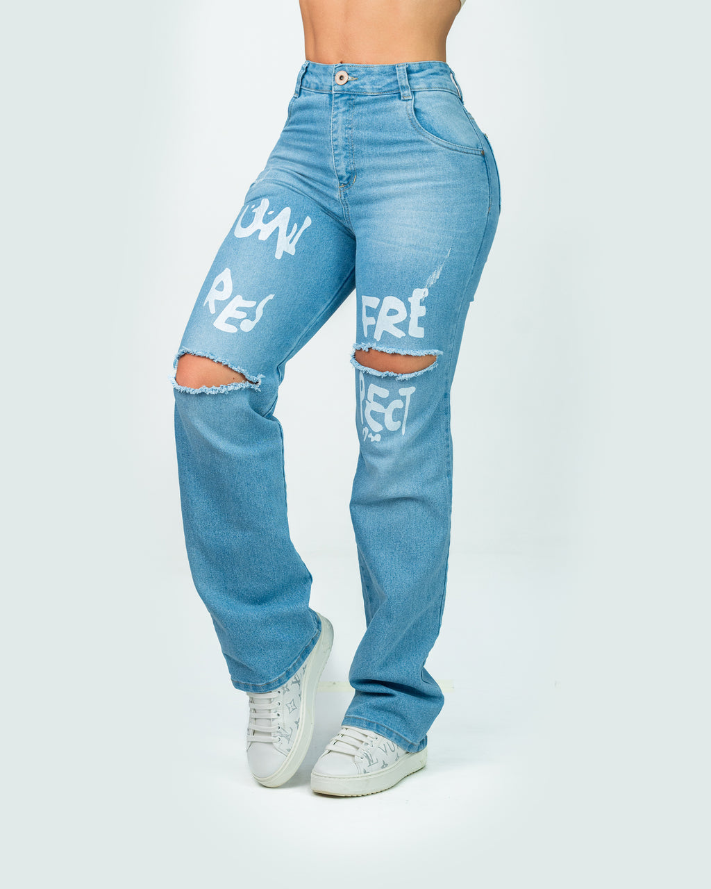 Jeans Bota Recta 152721 - Piel De Ángel