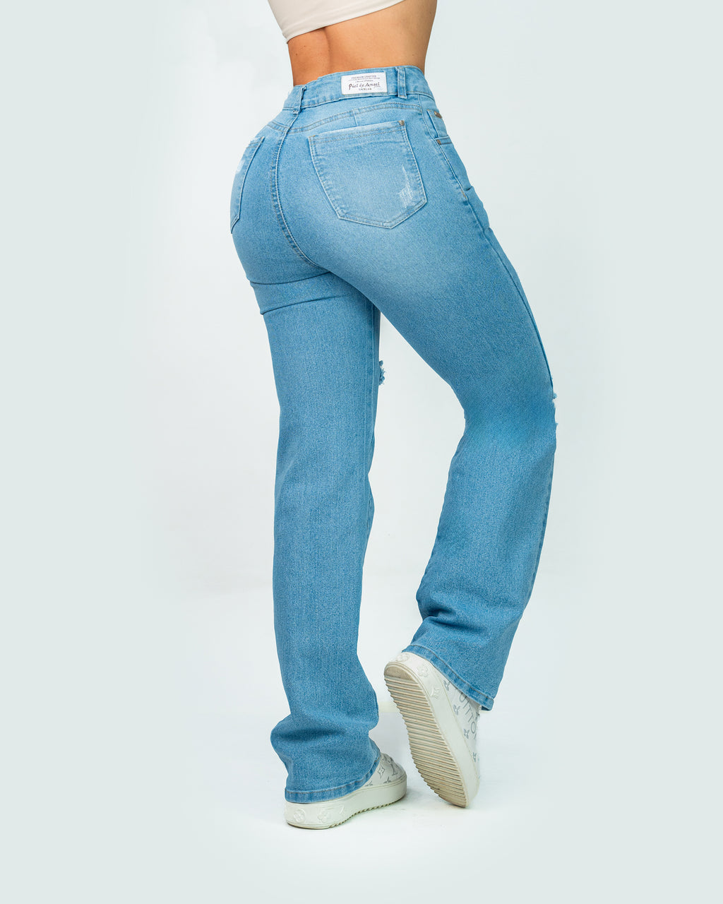 Jeans Bota Recta 152721 - Piel De Ángel