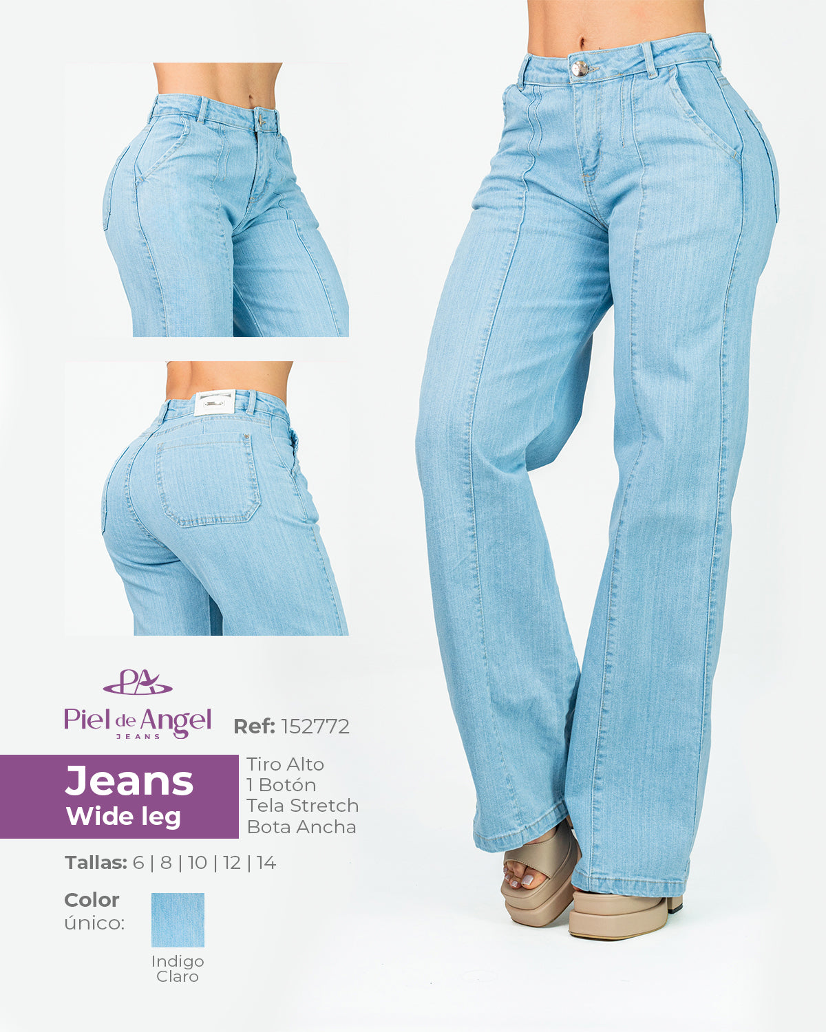 Jeans Wide Leg – Ref. 152772