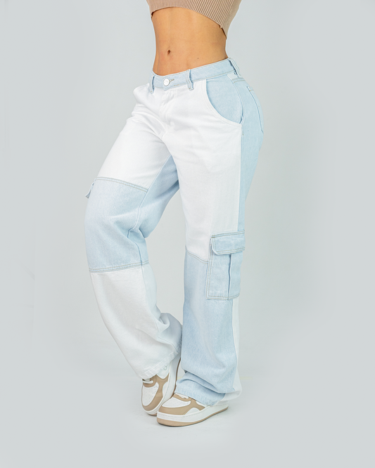 Jeans Cargo Bloques 152793 Piel de Angel