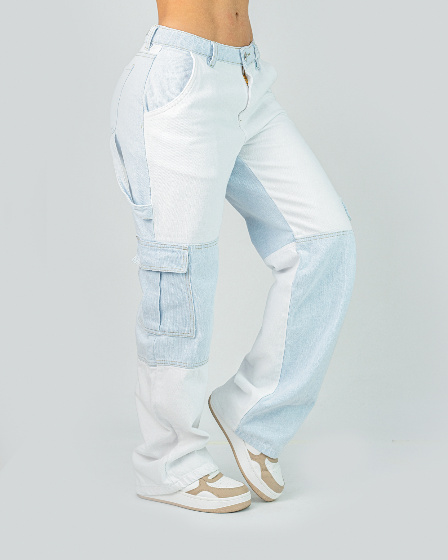 Jeans Cargo Bloques 152793 Piel de Angel