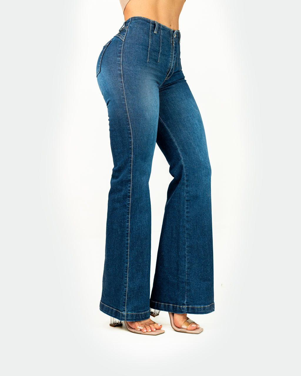 Jeans Semi Campana 152798 - Piel De Ángel
