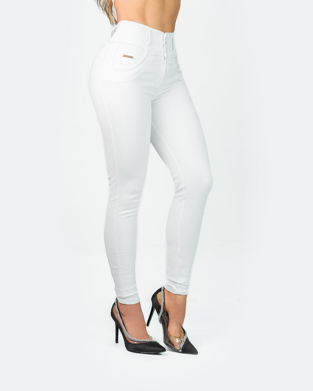 Jeans Skinny Tiro Alto 152850 - Piel De Ángel