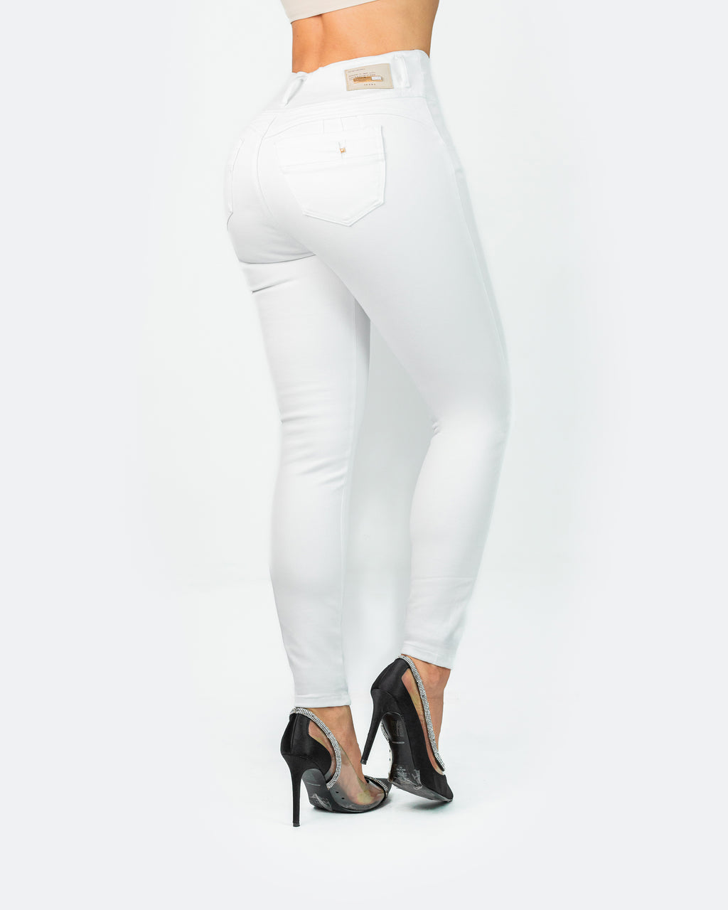 Jeans Skinny Tiro Alto 152850 - Piel De Ángel