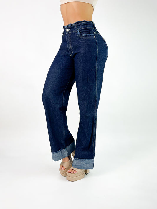 Jeans wide leg 152687 Piel de angel