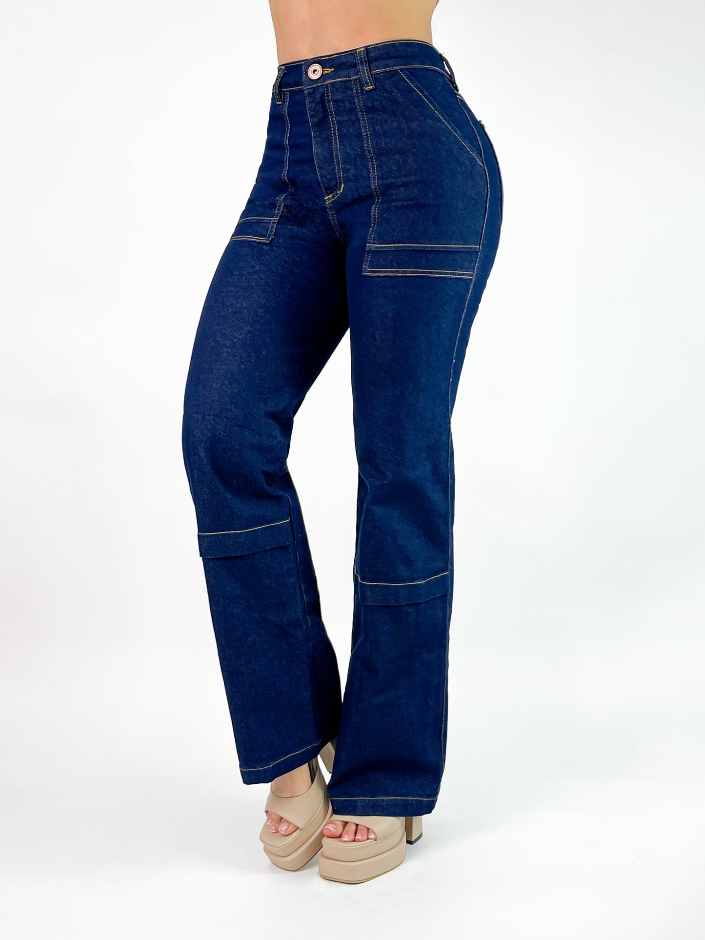 jeans wide leg 152728 Piel de Ángel