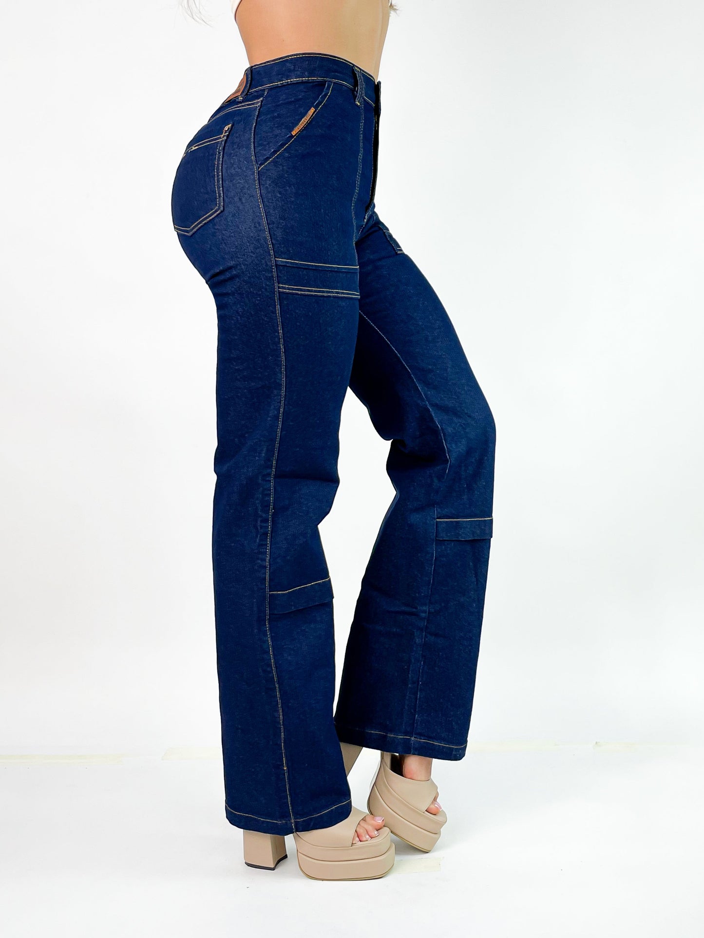 jeans wide leg 152728 Piel de Ángel