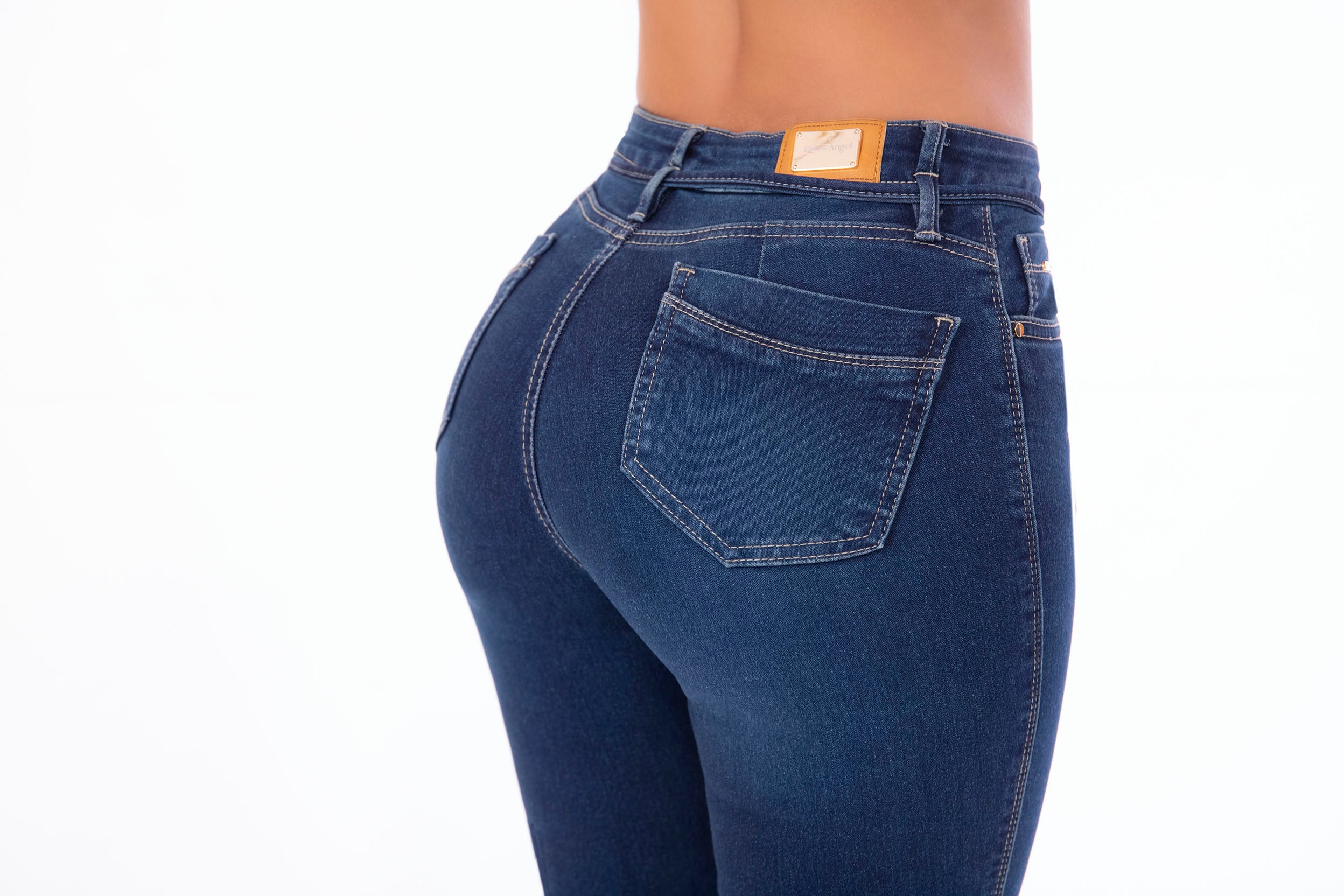 Jean Skinny Tiro Alto