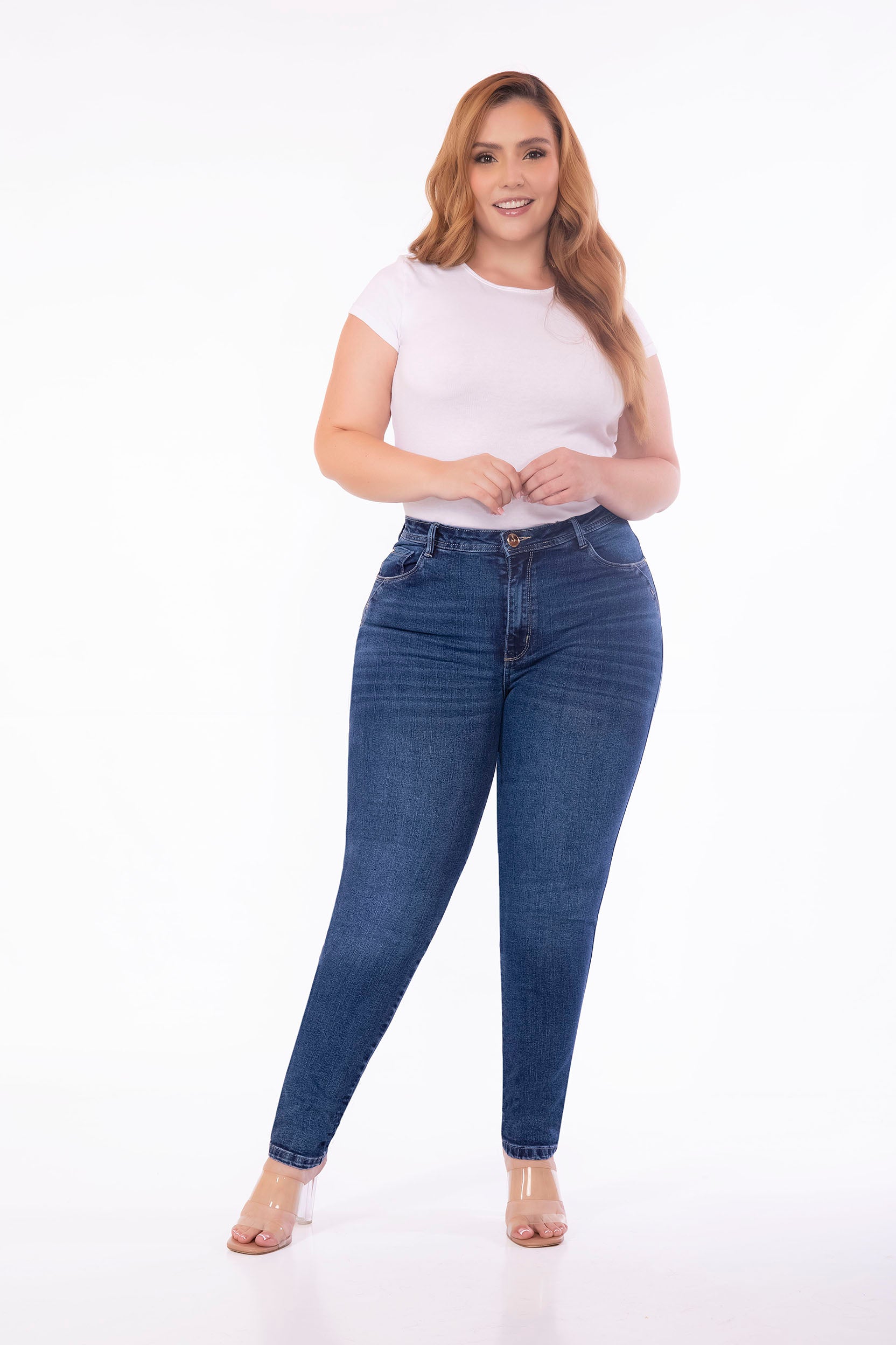 Jean Plus Skinny Oscuro