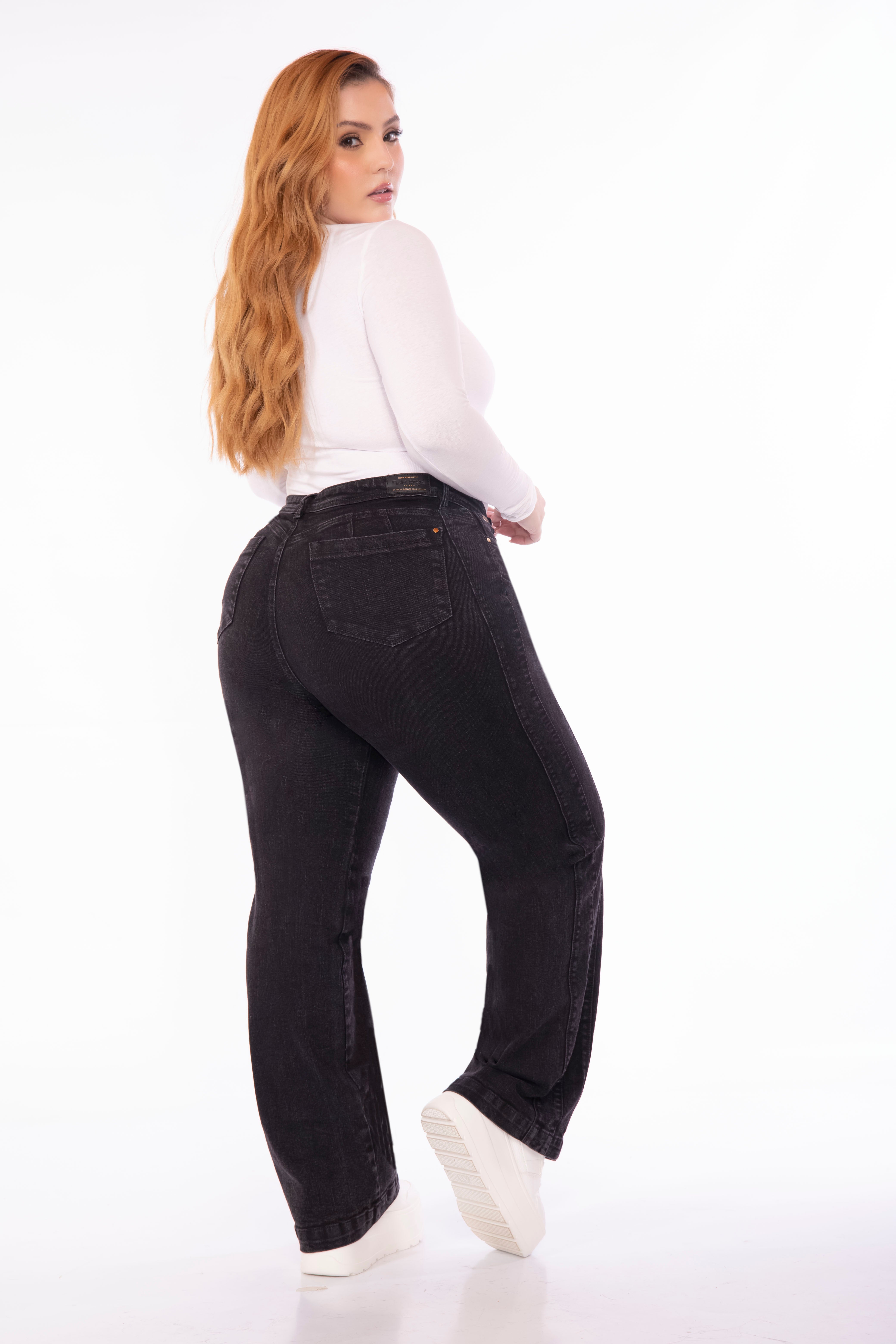 Jean Plus Bota Recta