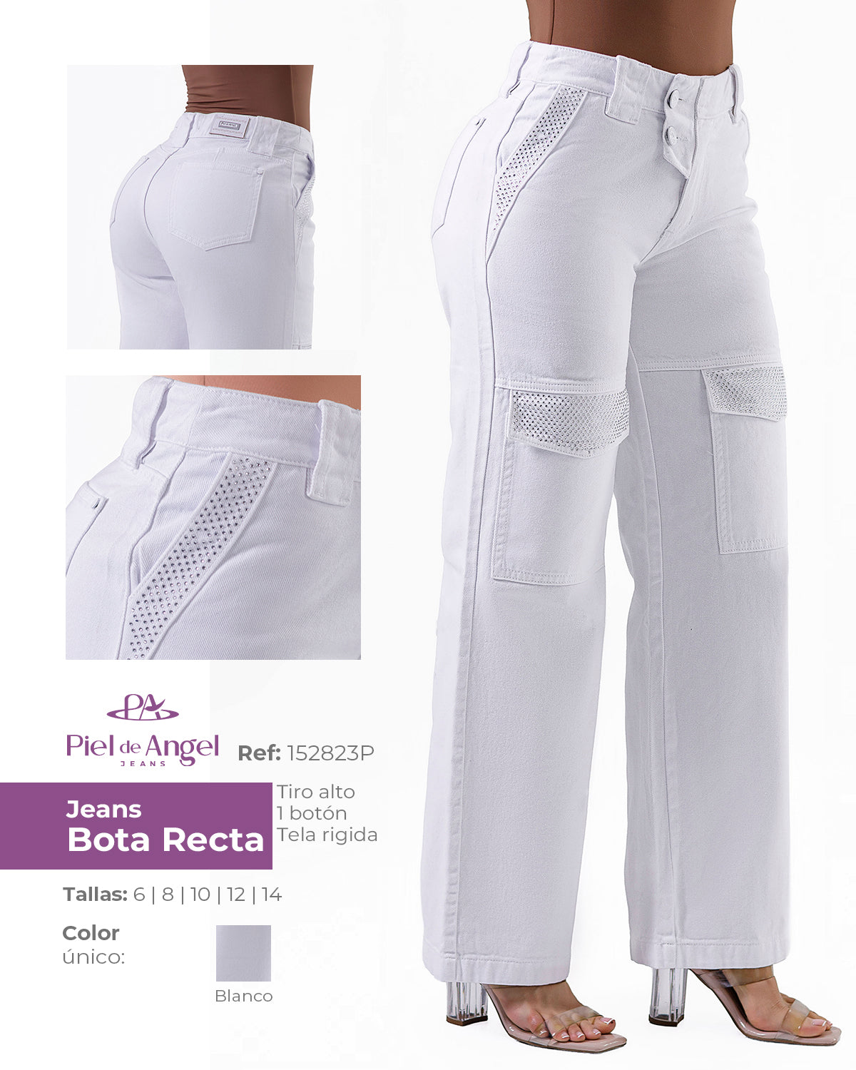 Jeans Bota Recta – Ref. 152823P