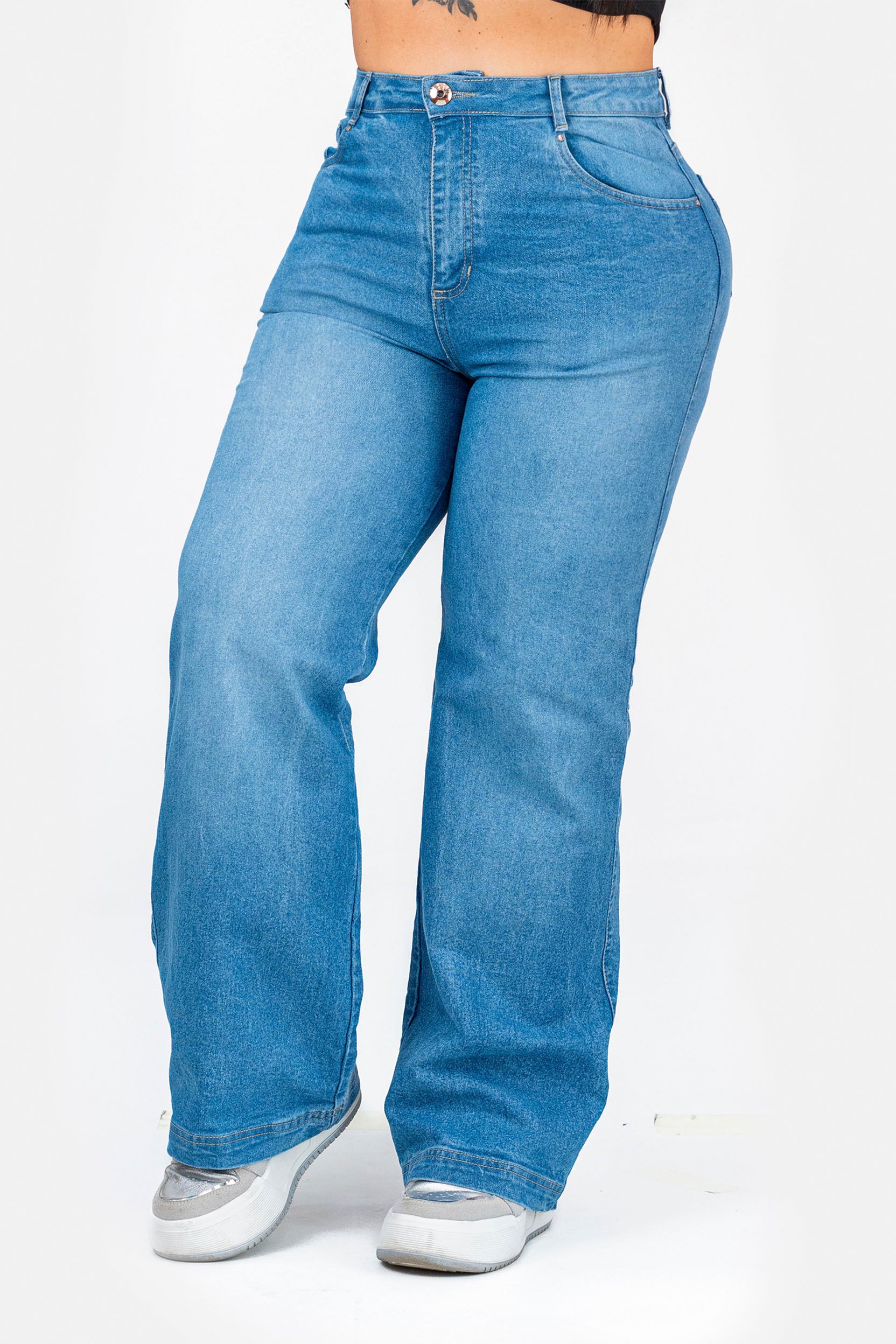 Jean Plus Bota Recta